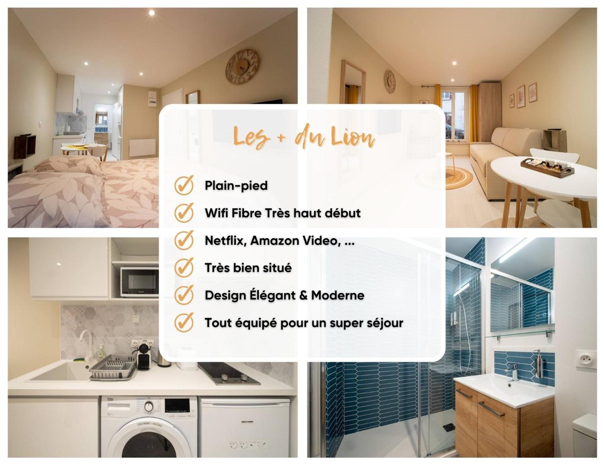 Le Lion - Plain-Pied, Wifi, Yt Premium - 2Rfhomes Château-Thierry Exteriér fotografie